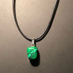 Polished Malachite Stone Pendant